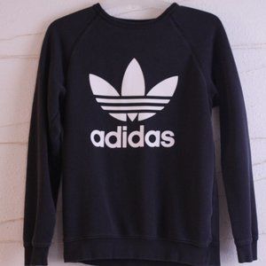 Women's Adidas Black Crewneck  Sweater size Medium GUC